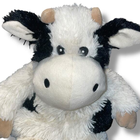 13" Warmies Cow Plush Weighted Heat Therapy French Lavender Animal Nursery Gift - Picture 4 of 11
